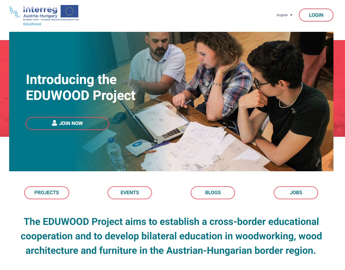 EDUWOOD – a faépítészeti és bútoripari oktatási platform